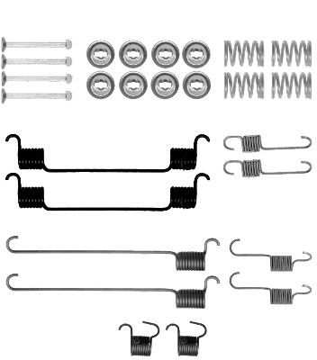 HELLA PAGID Lisakomplekt, Piduriklotsid 8DZ 355 200-981